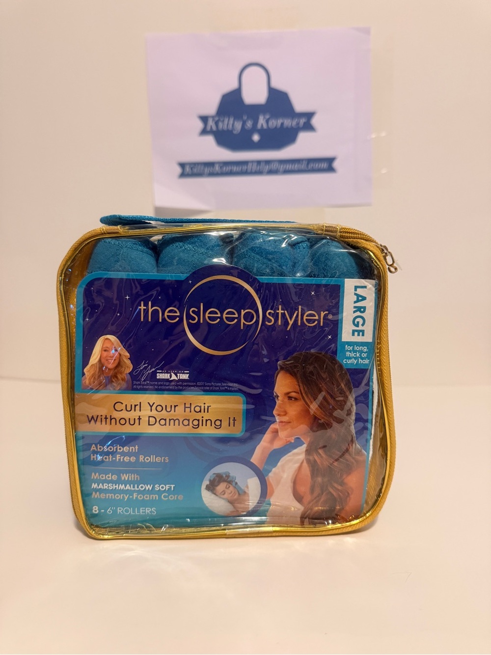 The Sleep Styler Heat-Free Curl Rollers - Teal